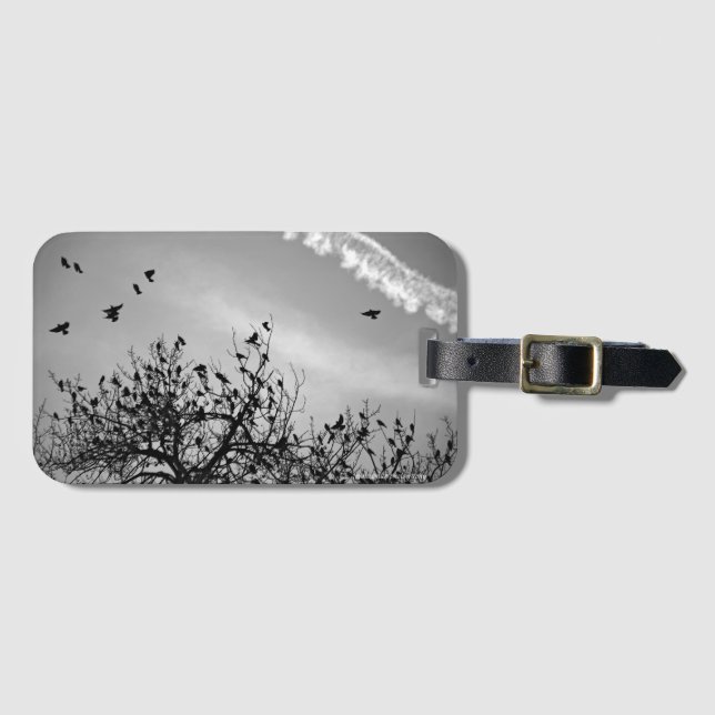 Etiqueta Para Maletas Ruta de vuelo (Anverso horizontal)