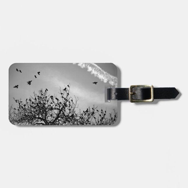 Etiqueta Para Maletas Ruta de vuelo (Frente Horizontal)