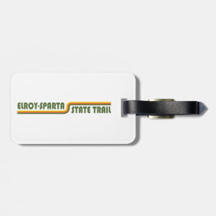Etiqueta Para Maletas Ruta Estatal de Elroy-Sparta