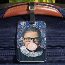 Etiqueta Para Maletas Ruth Ginsburg Gum Rosa Medway Tapestry