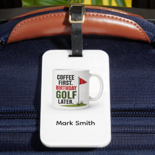 Etiqueta Para Maletas rutina diaria de golf