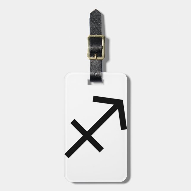 Etiqueta Para Maletas Sagittarius (Frente Vertical)