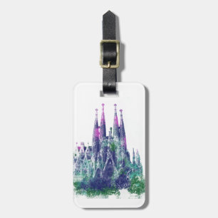 Etiqueta Para Maletas Sagrada Familia Barcelona