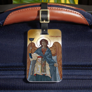 Etiqueta Para Maletas Saint Archangel Gabriel