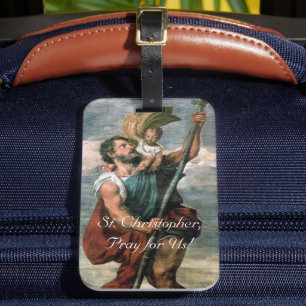 Etiqueta Para Maletas Saint Christopher