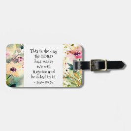 Etiqueta Para Maletas Salmo 118:24 Este es el día en que el Señor hizo l