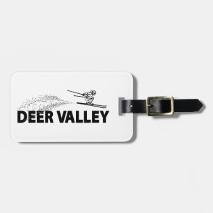 Etiqueta Para Maletas Salta de esquí Deer Valley Utah