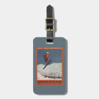 Salto de esquí - poster olímpico del promo de PLM