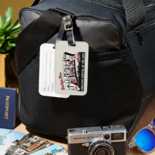 Etiqueta Para Maletas Saludo De Derry Maine