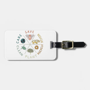 Etiqueta Para Maletas 🌎💚 Salva Nuestro Planeta 🌿