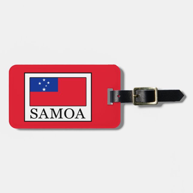 Etiqueta Para Maletas Samoa (Frente Horizontal)