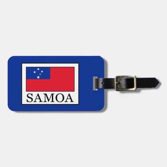 Etiqueta Para Maletas Samoa (Frente Horizontal)
