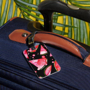 Etiqueta Para Maletas sandía acuática 2