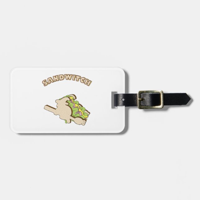 Etiqueta Para Maletas Sandwitch (Frente Horizontal)