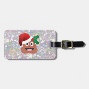 Etiqueta Para Maletas santa claus emoji