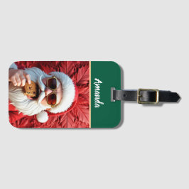 Etiqueta Para Maletas Santa Claus genial