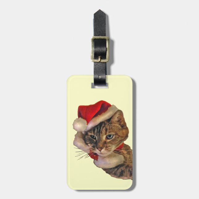 Etiqueta Para Maletas Santa Kitty (Frente Vertical)