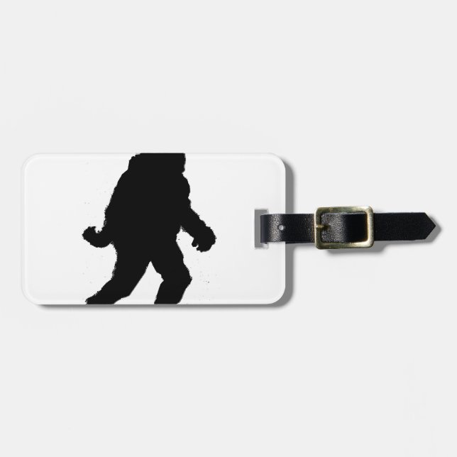 Etiqueta Para Maletas Santa Squatch (Frente Horizontal)
