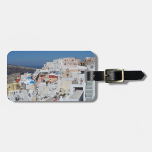 Etiqueta Para Maletas Santorini, Grecia