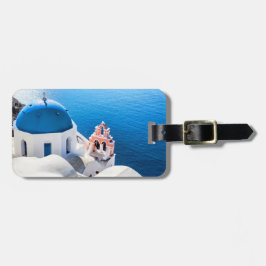 Etiqueta Para Maletas Santorini, Grecia