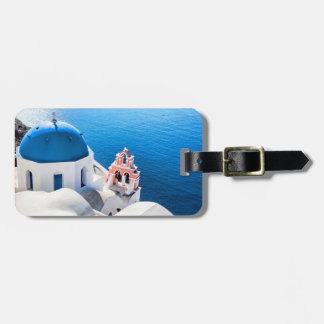 Etiqueta Para Maletas Santorini, Grecia