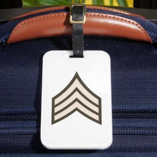 Etiqueta Para Maletas Sargento del ejército