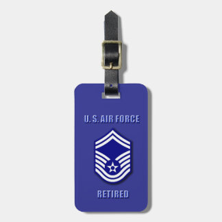 Etiqueta Para Maletas Sargento Maestro Superior de la USAF
