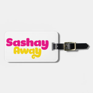 Etiqueta Para Maletas Sashay lejos