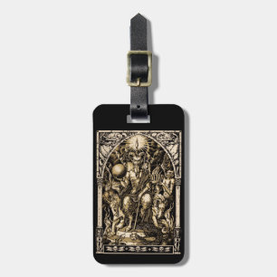 Etiqueta Para Maletas Satan Enthroned