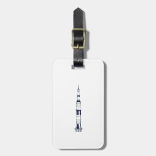 Etiqueta Para Maletas Saturn Rocket
