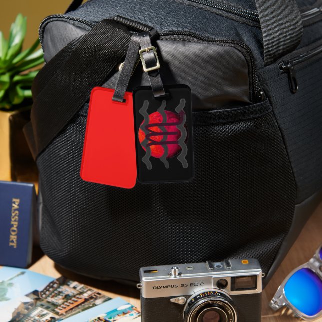 Etiqueta Para Maletas Scorpio  (Anverso & Reverso)