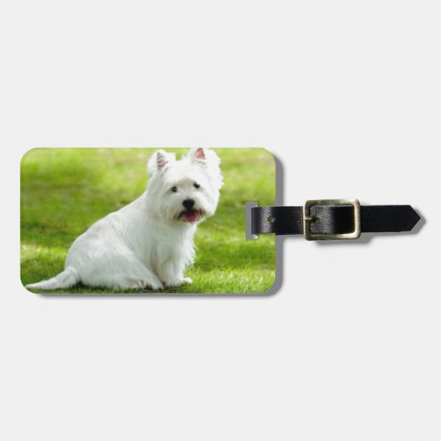 Etiqueta Para Maletas scottish terrier (Frente Horizontal)