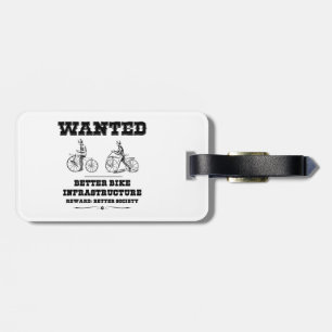 Etiqueta Para Maletas Se busca una mejor infraestructura de bicicletas