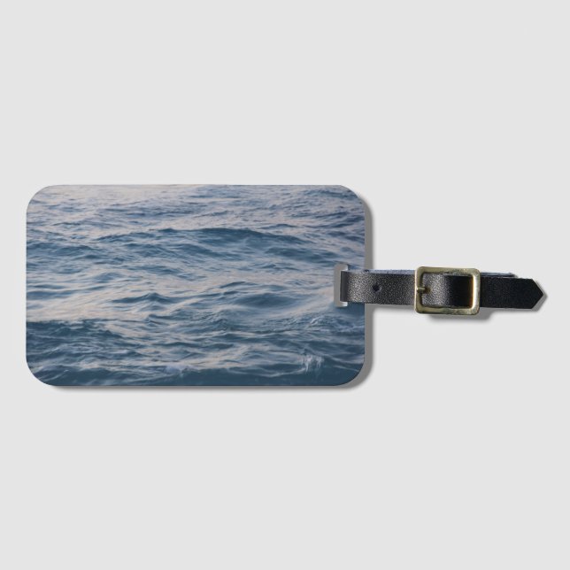 Etiqueta Para Maletas Sea water closeup  (Anverso horizontal)