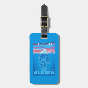 Etiqueta Para Maletas Sección representativa del iceberg - Petersburgo,