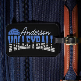 Etiqueta Para Maletas Selector de voleibol personalizado ADD NAME Team C