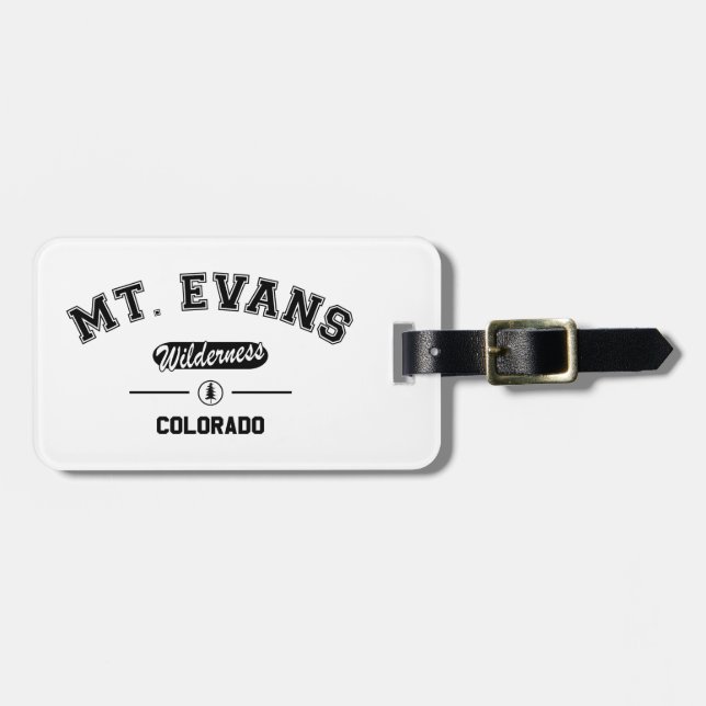Etiqueta Para Maletas Selva del Monte Evans (Frente Horizontal)