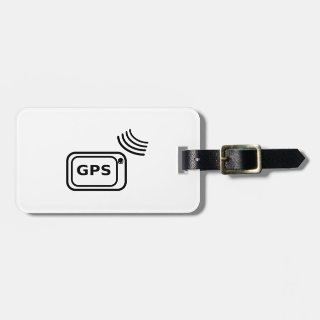 Etiqueta Para Maletas Señal de GPS (Frente Horizontal)