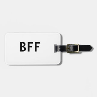 Etiqueta Para Maletas Sencillo minimalista BFF mejores amigos familia no