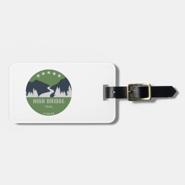 Etiqueta Para Maletas Sendero de puente alto (Frente Horizontal)