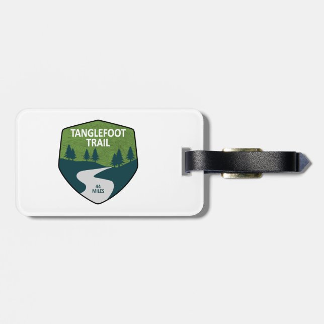 Etiqueta Para Maletas Sendero Tanglefoot (Atrás Horizontal)