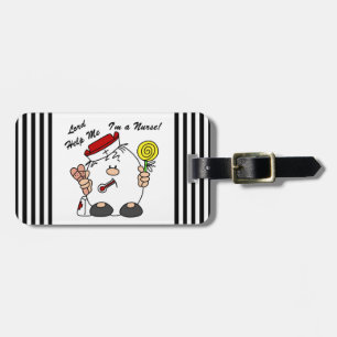 Etiqueta Para Maletas Señor Ayúdame Soy enfermera