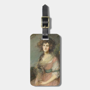 Etiqueta Para Maletas Señora Richard Brinsley Sheridan, 1785 - 87