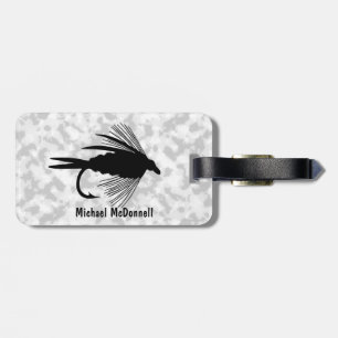 Etiqueta Para Maletas Señuelo de la pesca con mosca a personalizar