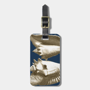 Etiqueta Para Maletas Sepia Conch Seasheles