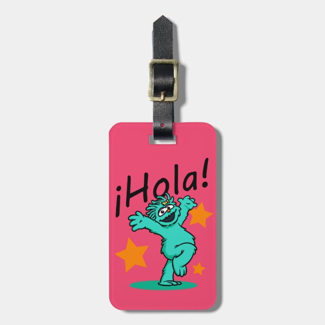 Etiqueta Para Maletas Sesame Street | ¡Hola! Rosita (Frente Vertical)