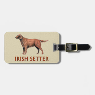 Etiqueta Para Maletas setter irish