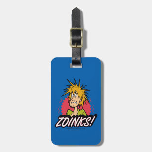 Etiqueta Para Maletas Shaggy "¡Zoinks!" Diseño