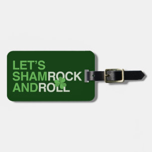 Etiqueta Para Maletas Shamrock and Roll