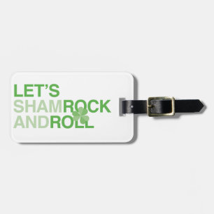Etiqueta Para Maletas Shamrock and Roll